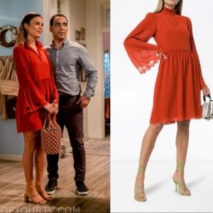 See by Chloe Embellished Georgette Dress